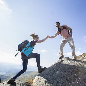 Helping Hand up Mountain