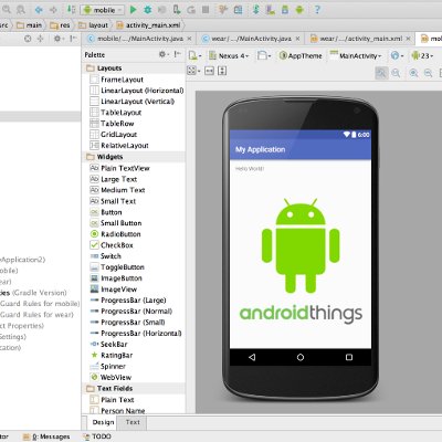 Android Studio and Android Things