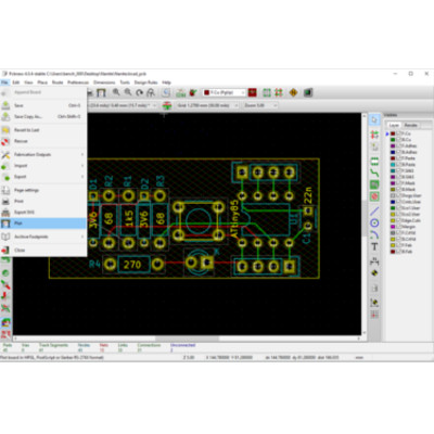 KiCad PCB Layout